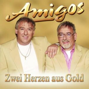 Zwei Herzen aus Gold
